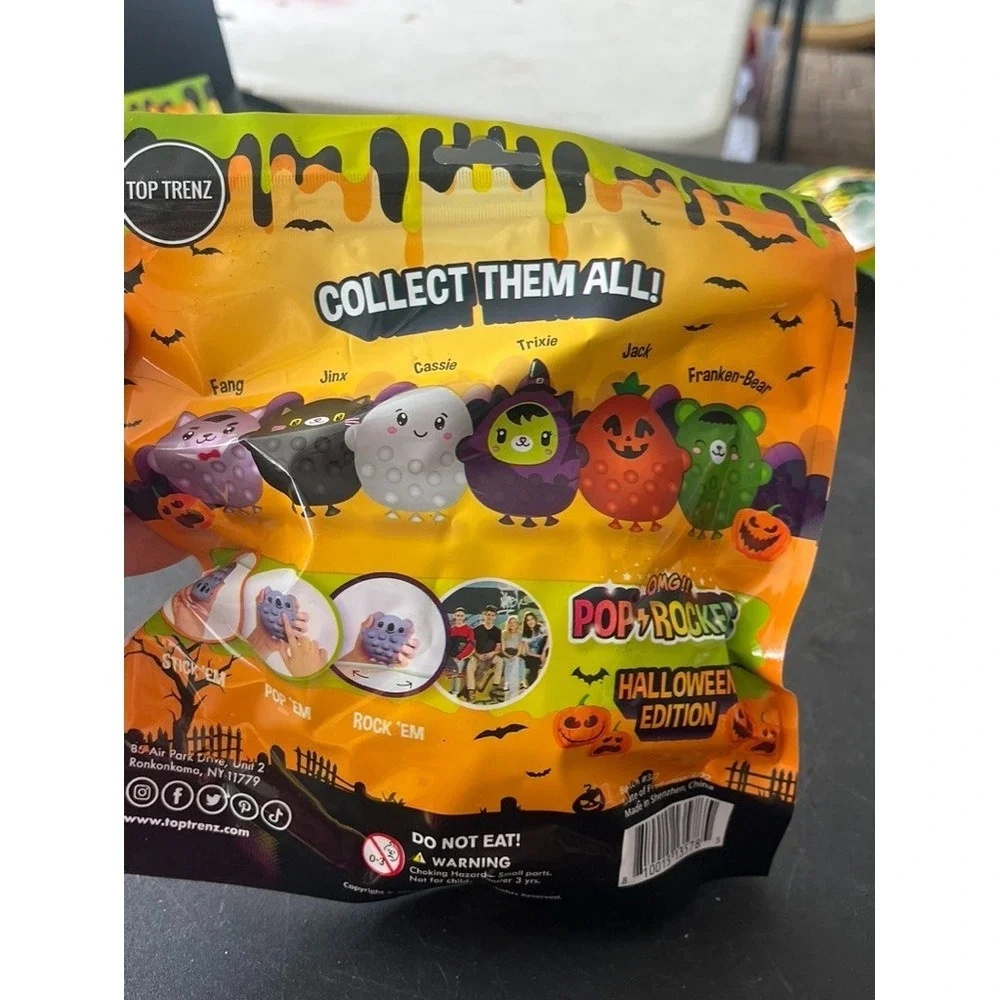 Top Trenz OMG! Pop Rockers Halloween Edition Fidget Toy Sensory